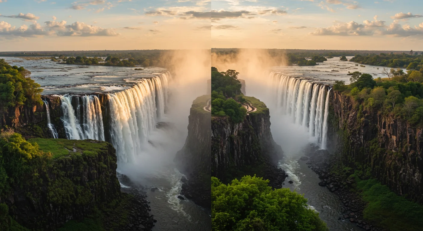 De Majesteit Onthullen: Hoe Victoria Falls te Ervaren, Zambia vs. Zimbabwe